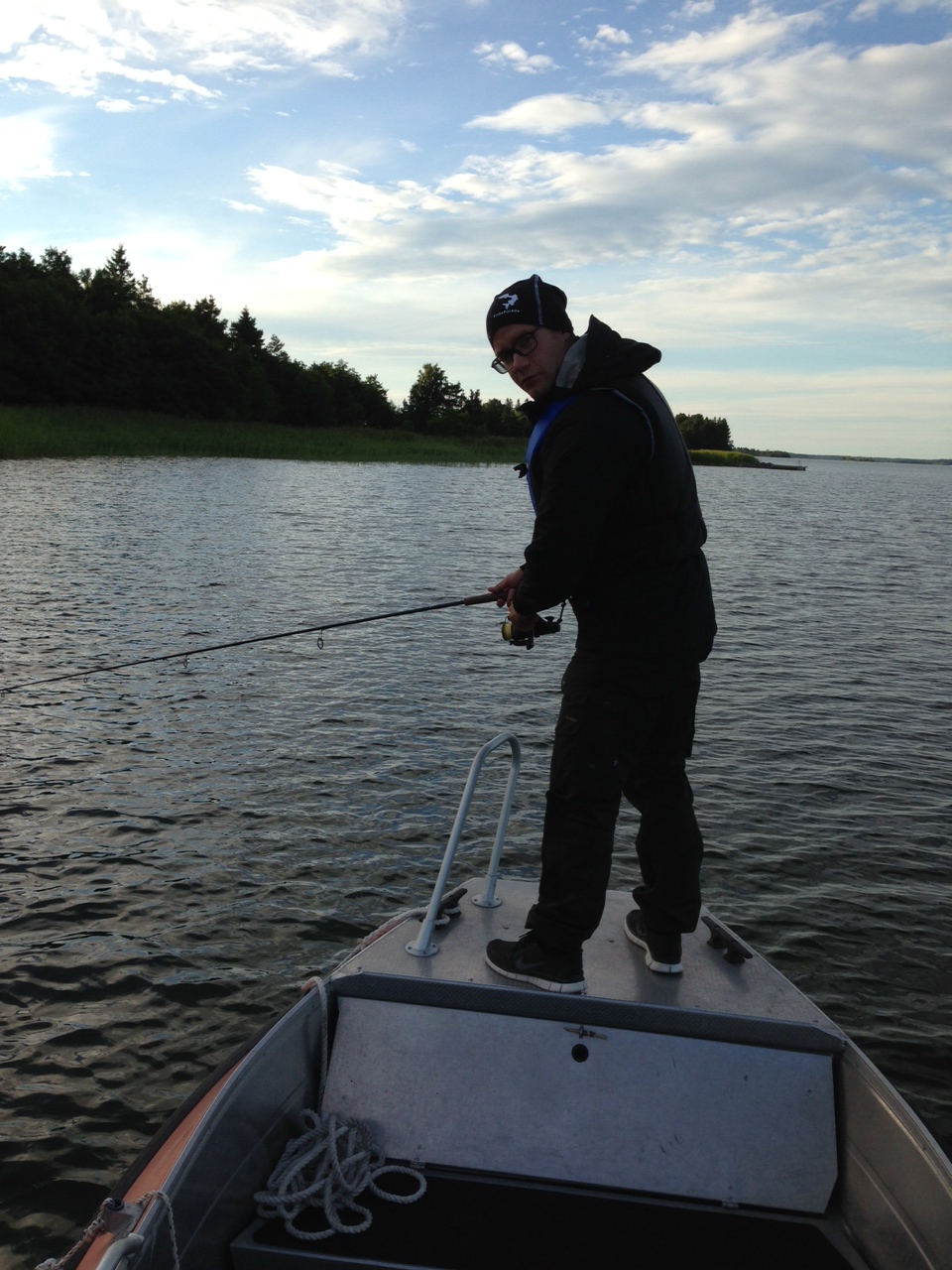 Andreas på första parkett i "Jerken"