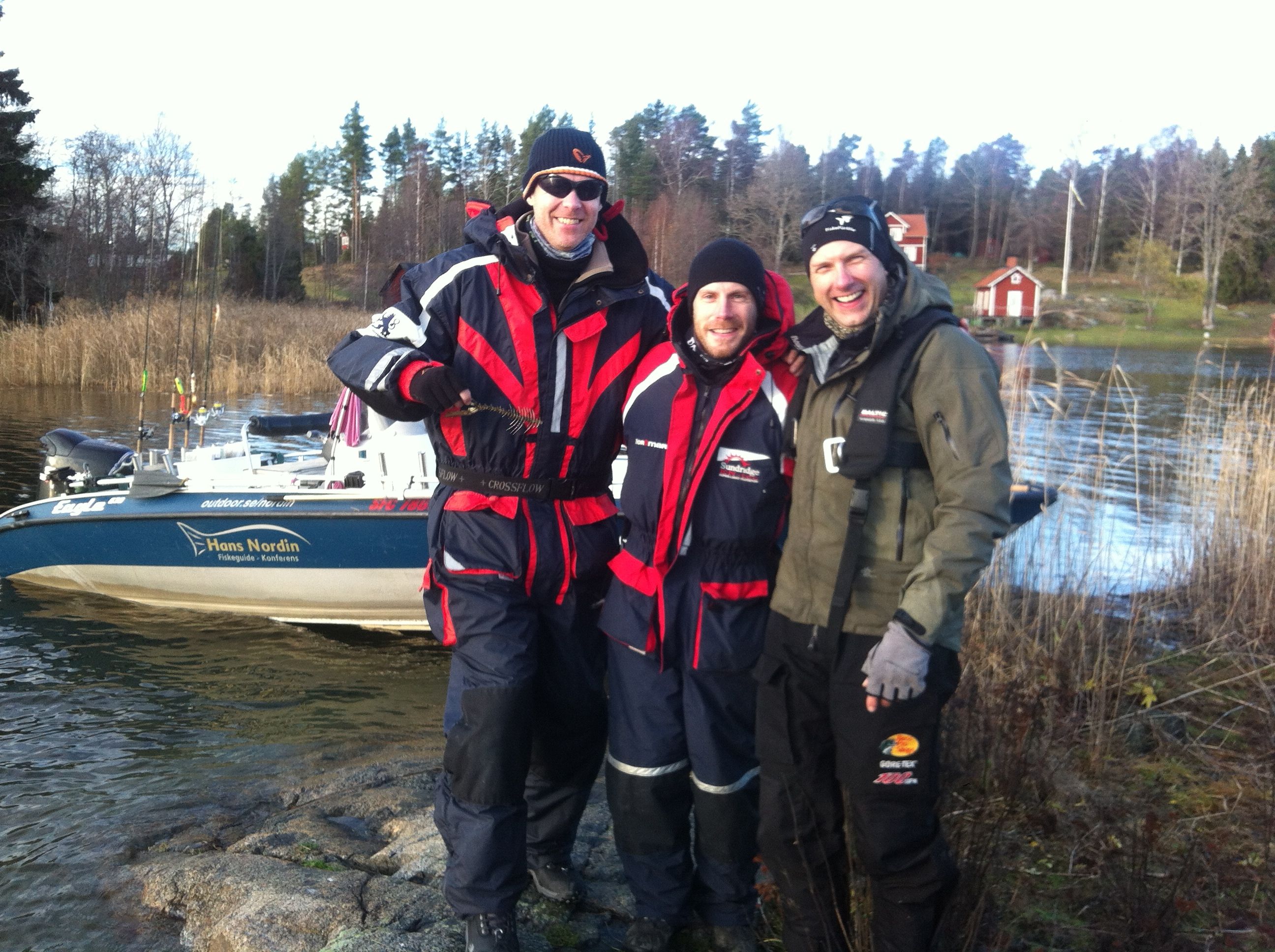 Nöjda fiskare utan fisk men en massa mer kunskap!