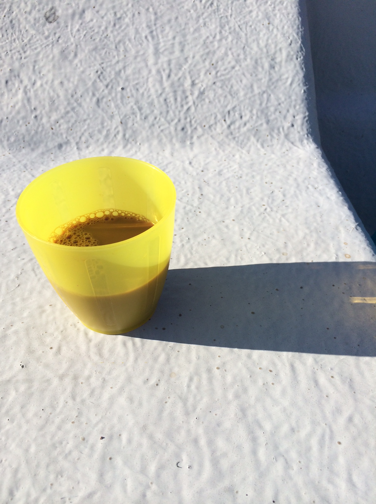 Kaffet var med såklart, ingen tur utan kaffe.