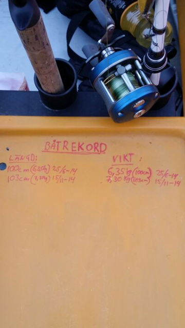 Nytt båtrekord för Jakob, och personligt. 103 cm & 7,3 kg